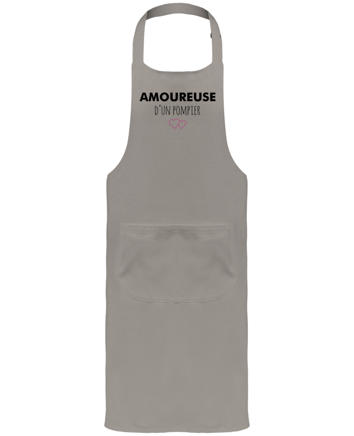 Tablier avec poches Amoureuse d'un pompier par tunetoo