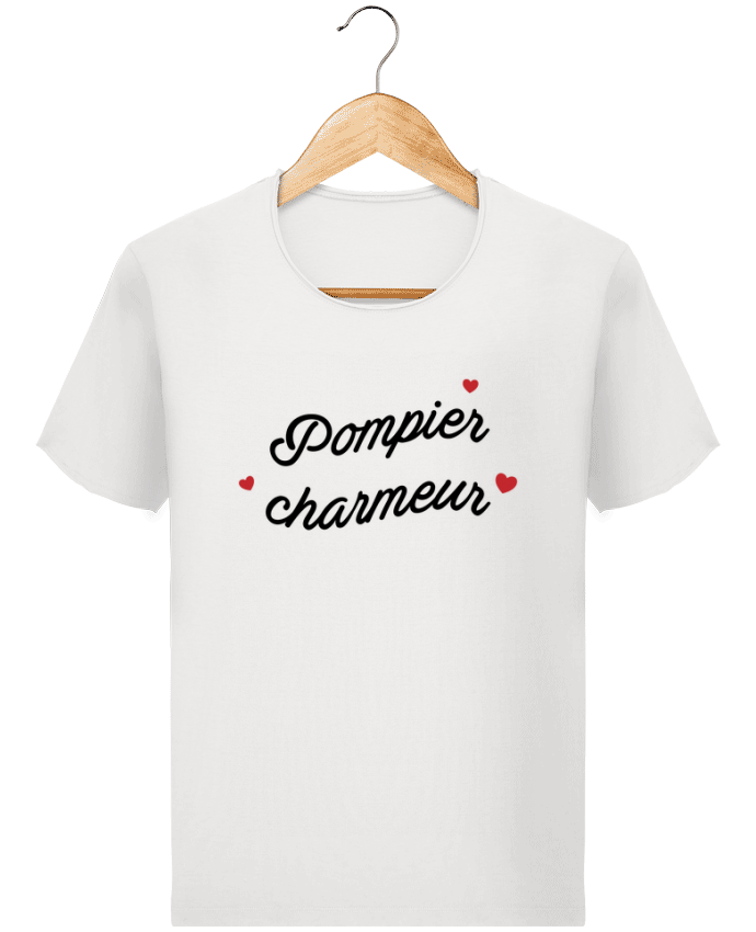  T-shirt Homme vintage Pompier charmeur par tunetoo