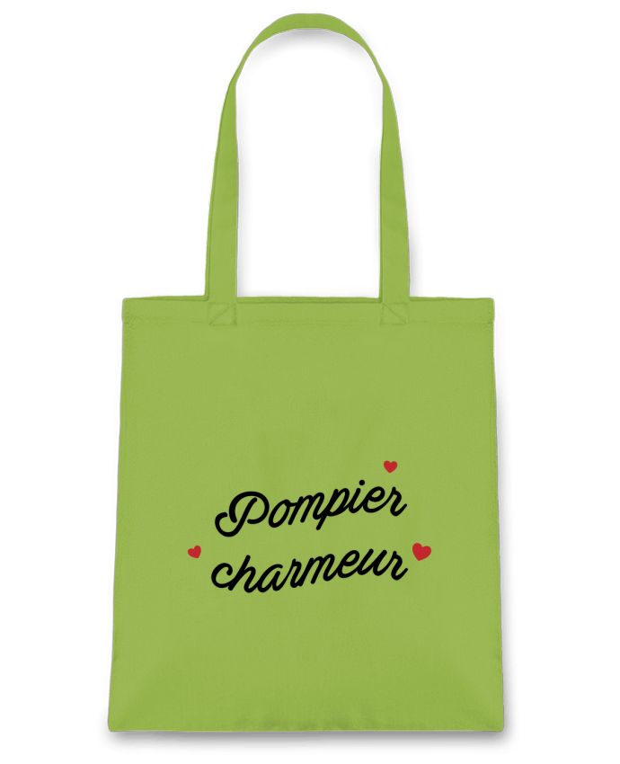 Tote Bag cotton Pompier charmeur by tunetoo