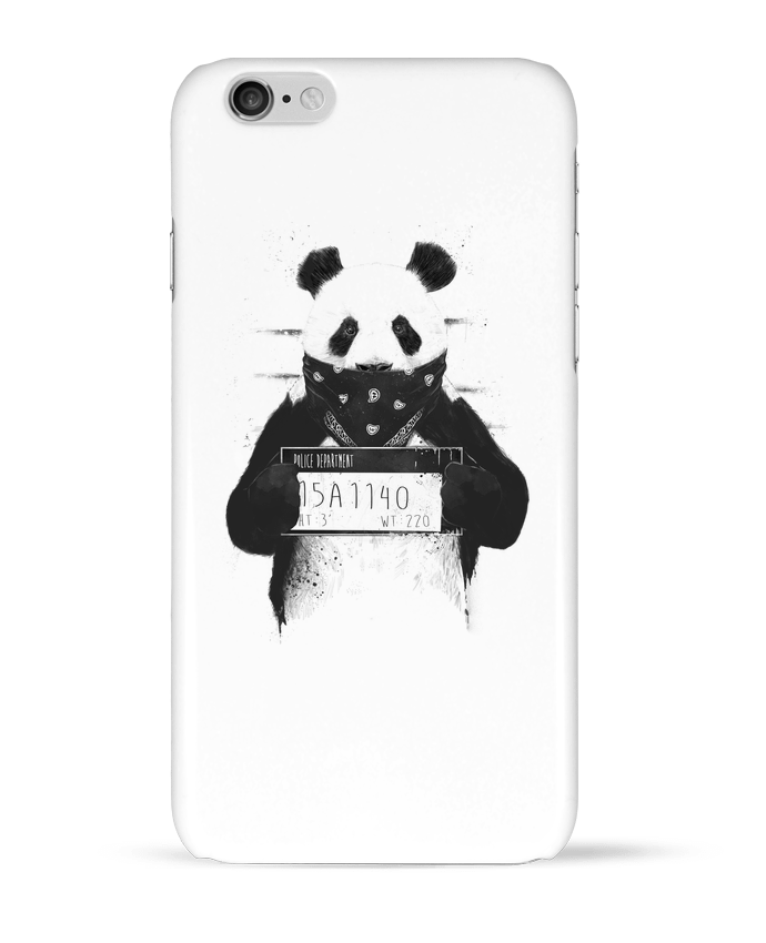 Case 3D iPhone 6 Bad panda by Balàzs Solti