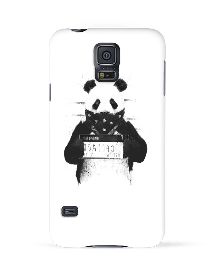 Case 3D Samsung Galaxy S5 Bad panda by Balàzs Solti