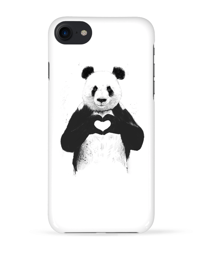 Case 3D iPhone 7 All you need is love de Balàzs Solti