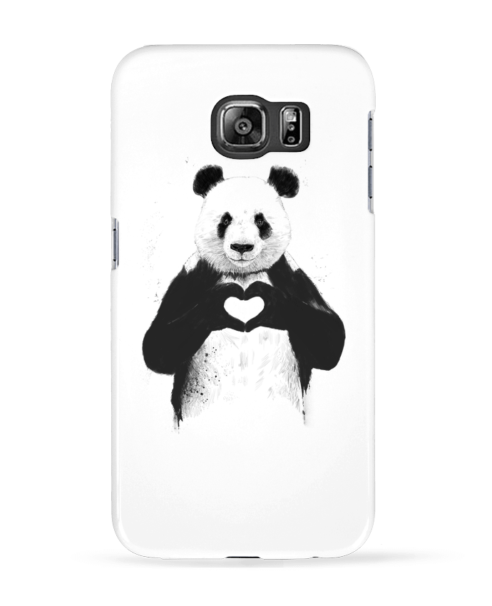 Case 3D Samsung Galaxy S6 All you need is love - Balàzs Solti