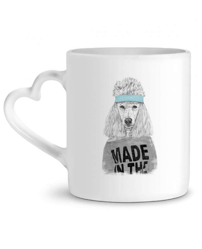 Mug coeur 80's bitch par Balàzs Solti