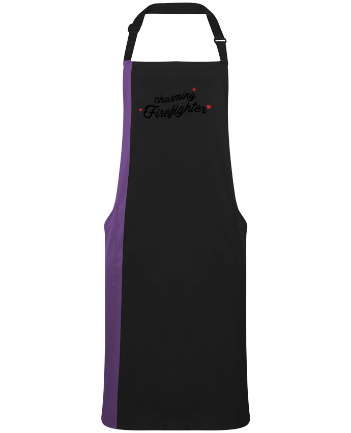 Two-tone long Apron Charming firefighter by  tunetoo