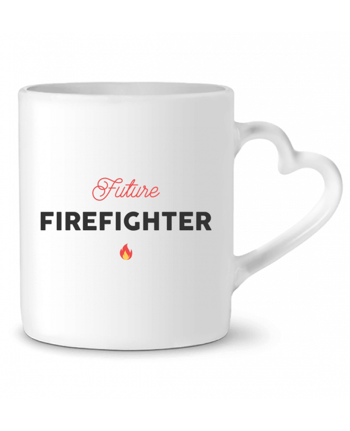 Mug coeur Future firefighter par tunetoo