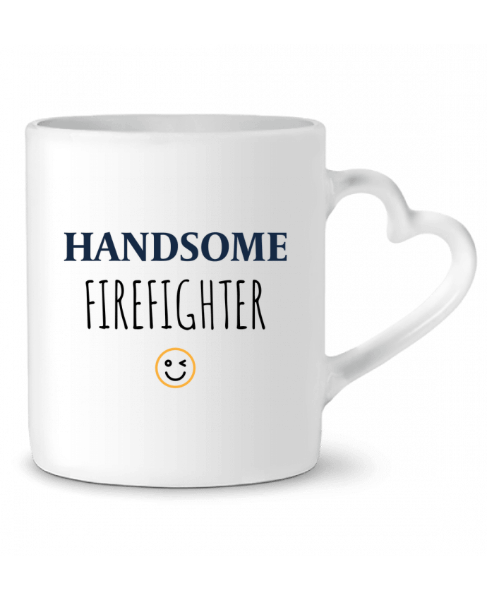 Mug coeur Handsome firefighter par tunetoo