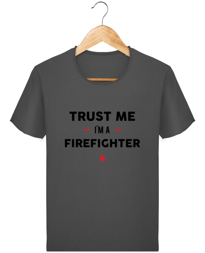  T-shirt Homme vintage Trust me I'm a firefighter par tunetoo