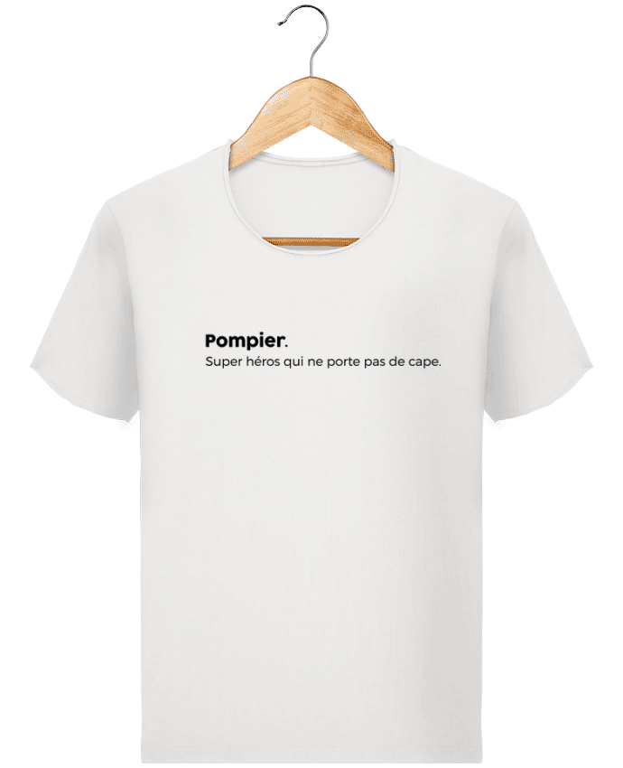  T-shirt Homme vintage Pompier définition par tunetoo