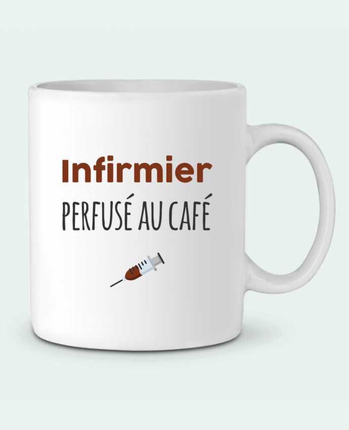Ceramic Mug Infirmier perfusé au café by tunetoo