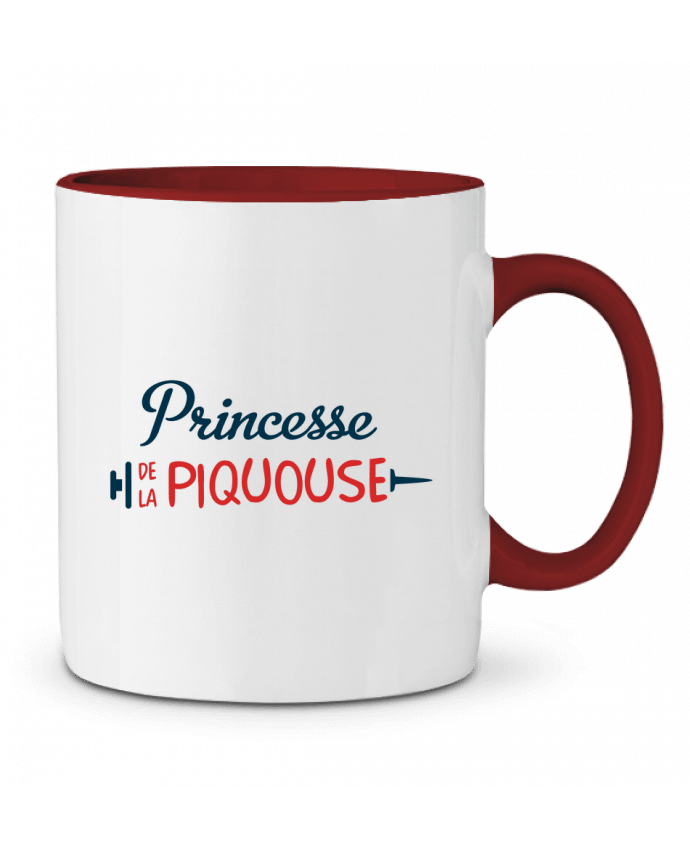 Two-tone Ceramic Mug Princesse de la piquouse tunetoo