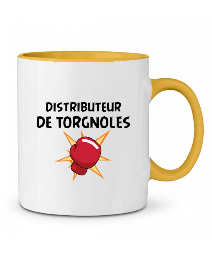 Two-tone Ceramic Mug Distributeur de torgnoles - Boxe tunetoo