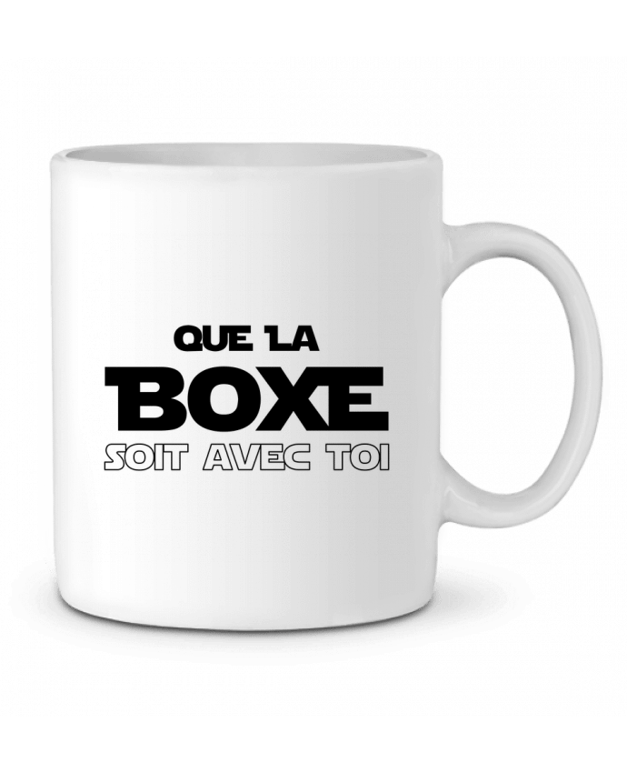 Taza Cerámica Que la boxe soit avec toi por tunetoo