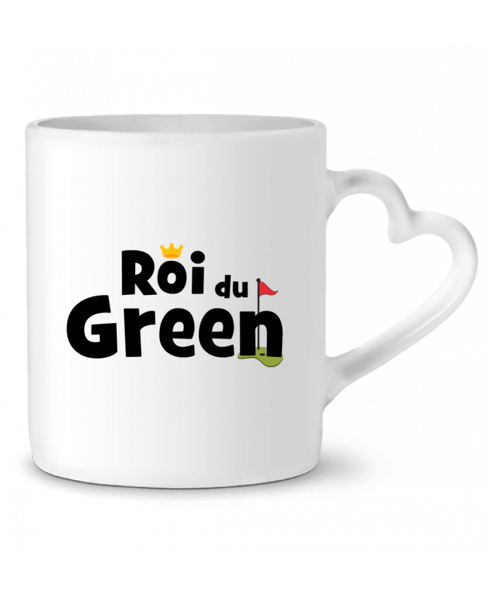 Taza Corazón Roi du green - Golf por tunetoo