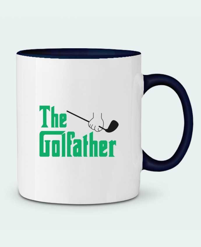 Mug bicolore The golfather - Golf tunetoo