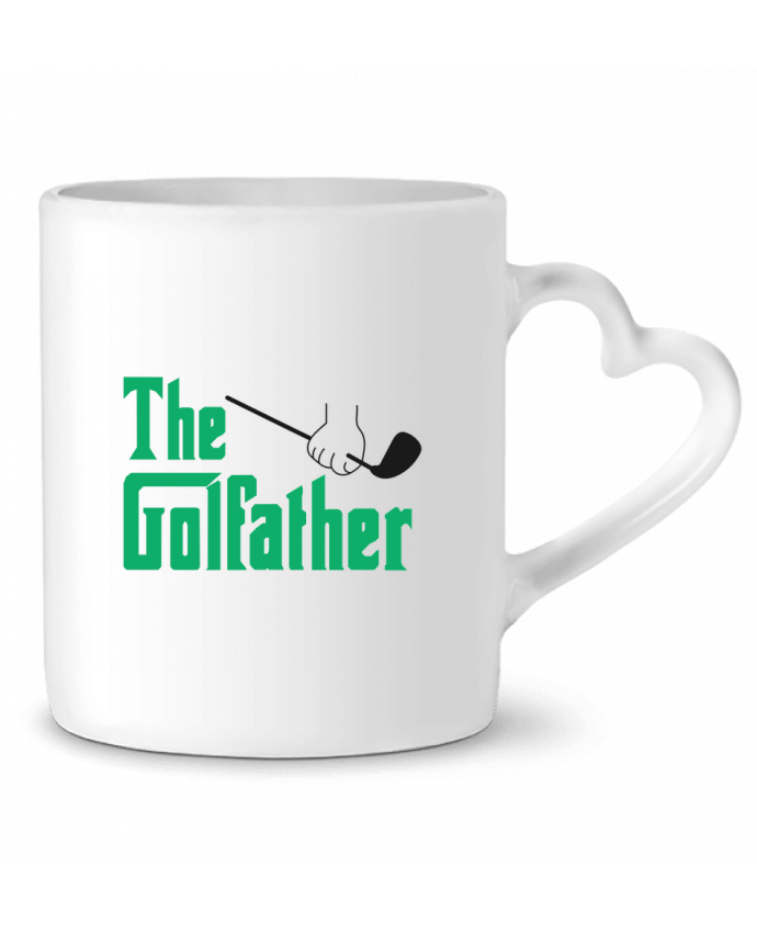 Taza Corazón The golfather - Golf por tunetoo