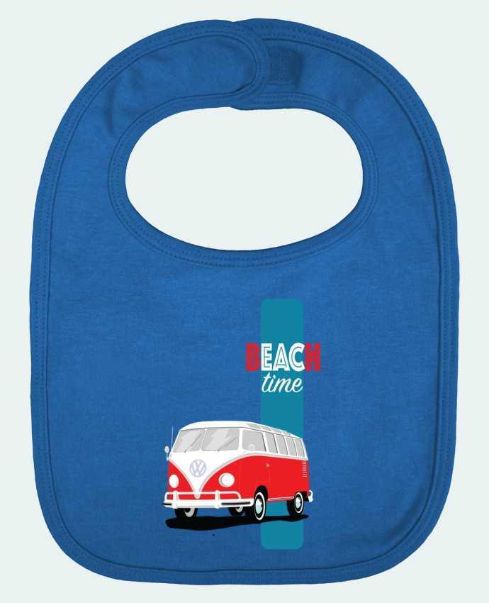 Bavoir bébé uni VW bus Camper par pilive