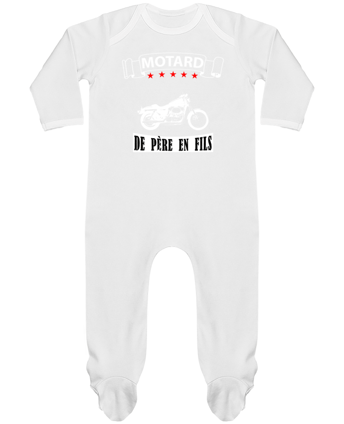 Body Pyjama Bébé Motard de père en fils par Ouishirt