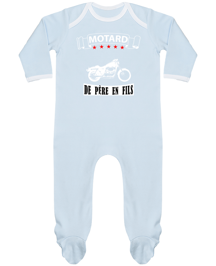Body Pyjama Bébé Motard de père en fils par Ouishirt
