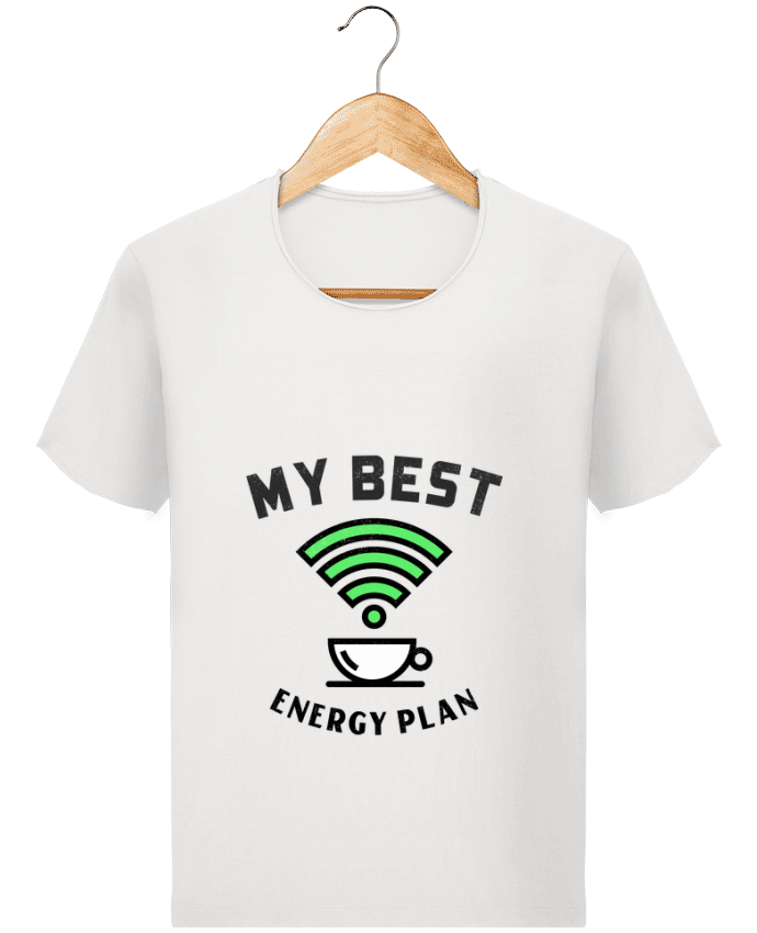  T-shirt Homme vintage The best energy plan par le berbère