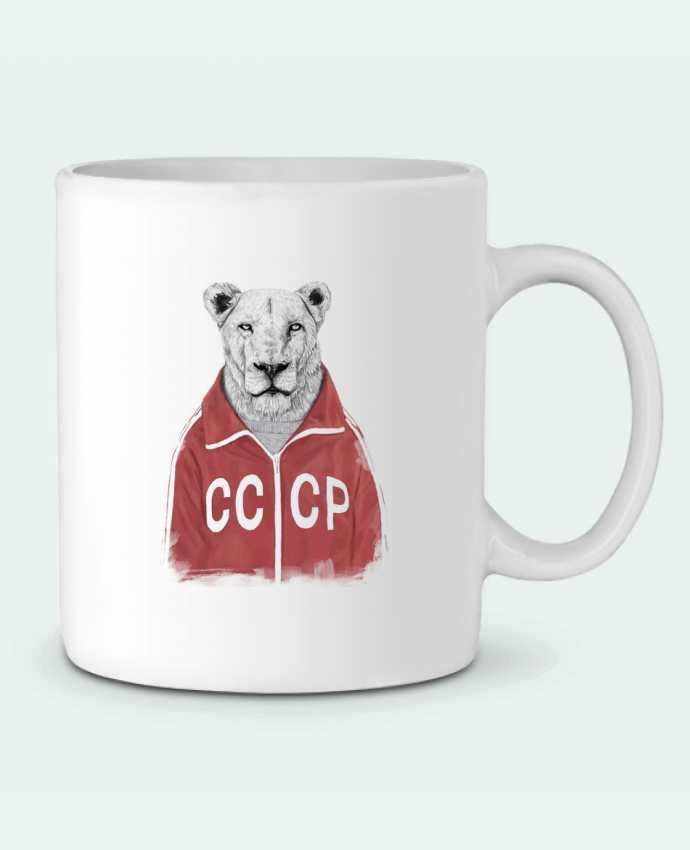 Ceramic Mug Soviet by Balàzs Solti