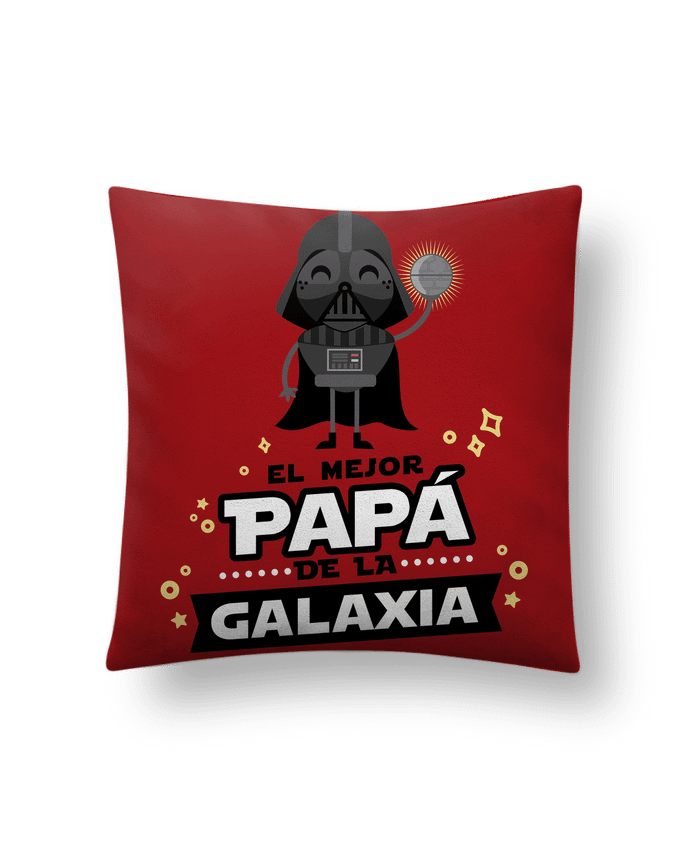 Coussin suédine El mejor papa de la galaxia par jheycoco