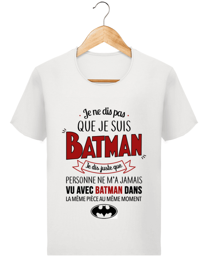 T-shirt Men Stanley Imagines Vintage Je suis Batman by La boutique de Laura