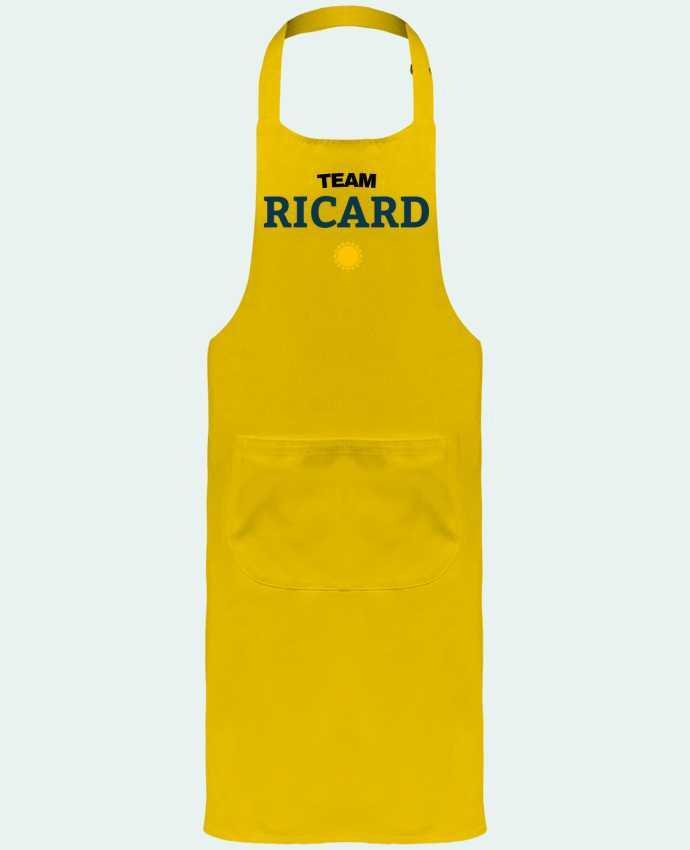 Garden or Sommelier Apron with Pocket Team Ricard by La boutique de Laura