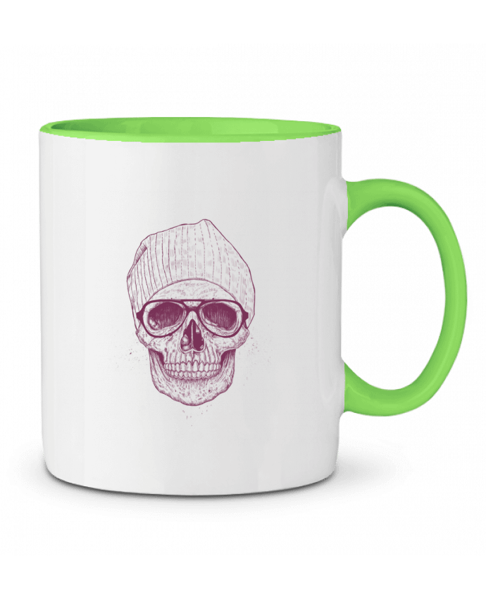 Two-tone Ceramic Mug Cool Skull Balàzs Solti