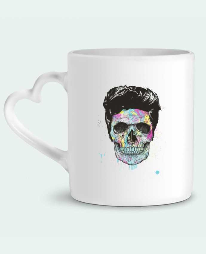 Mug Heart Death in Color by Balàzs Solti