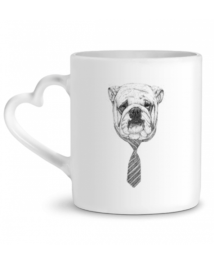 Mug coeur Cool Dog par Balàzs Solti