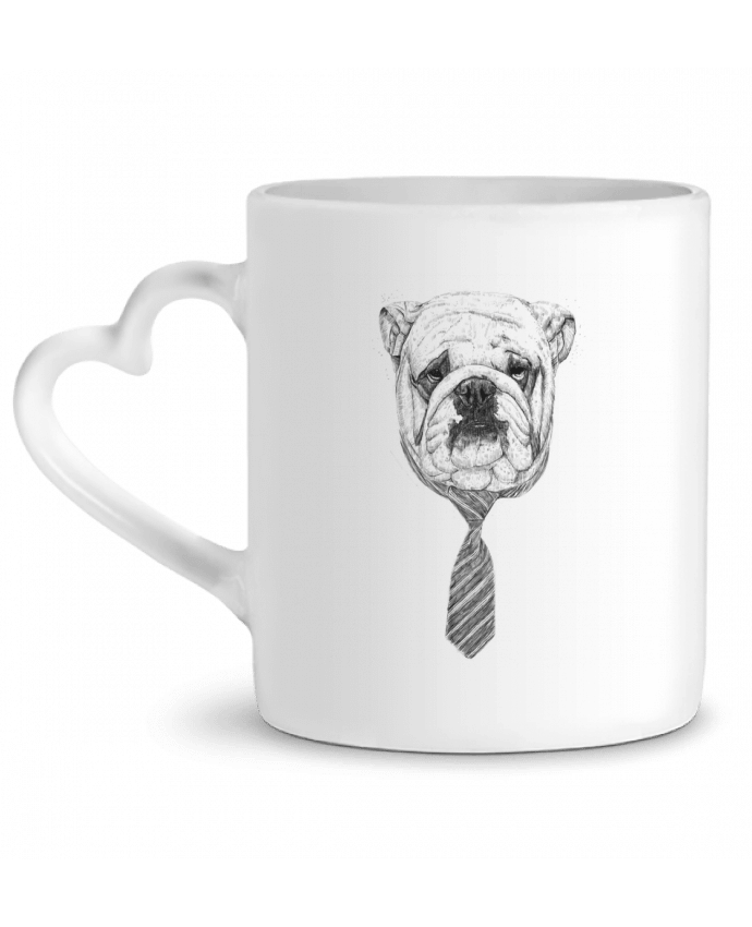 Mug Heart Cool Dog by Balàzs Solti