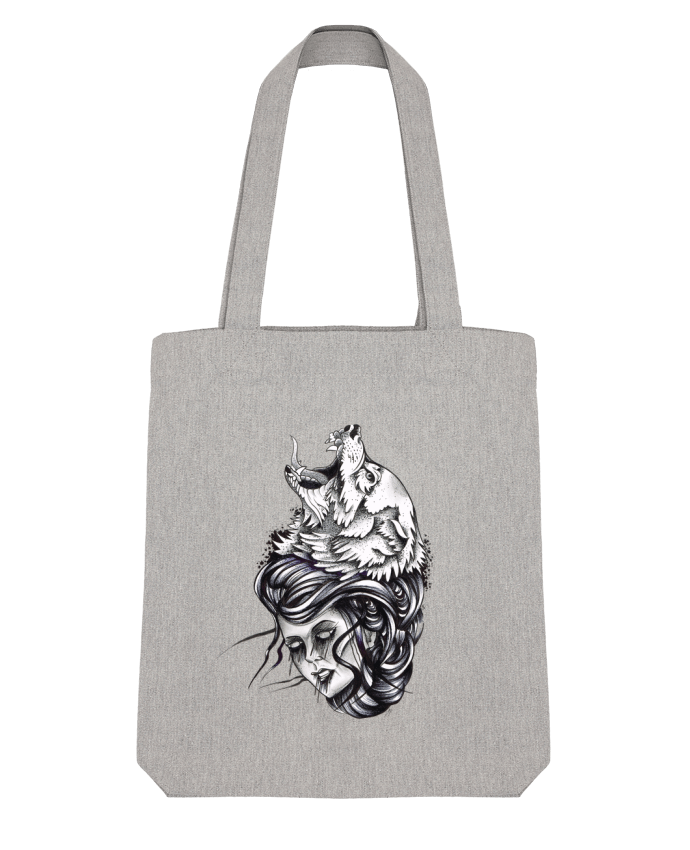 Tote Bag Stanley Stella Femme & Loup by david 