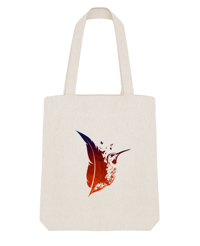 Tote Bag Stanley Stella plume colibri by Studiolupi 