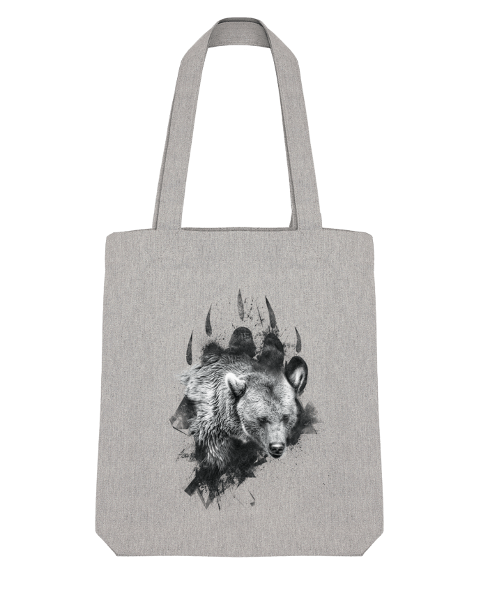 Tote Bag Stanley Stella Bear footprint by WZKdesign 