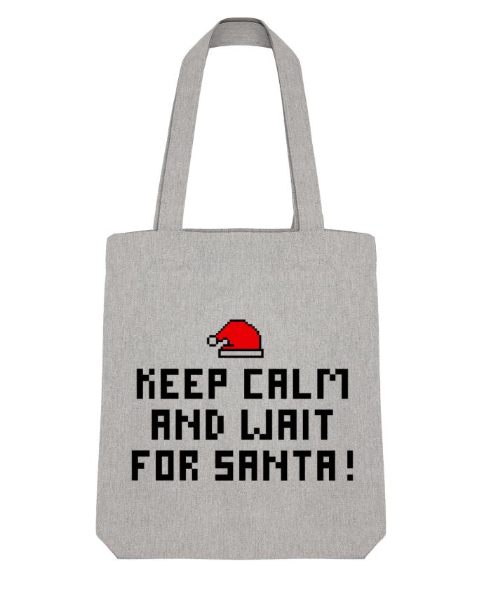 Tote Bag Stanley Stella Keep calm and wait for Santa ! by tunetoo 