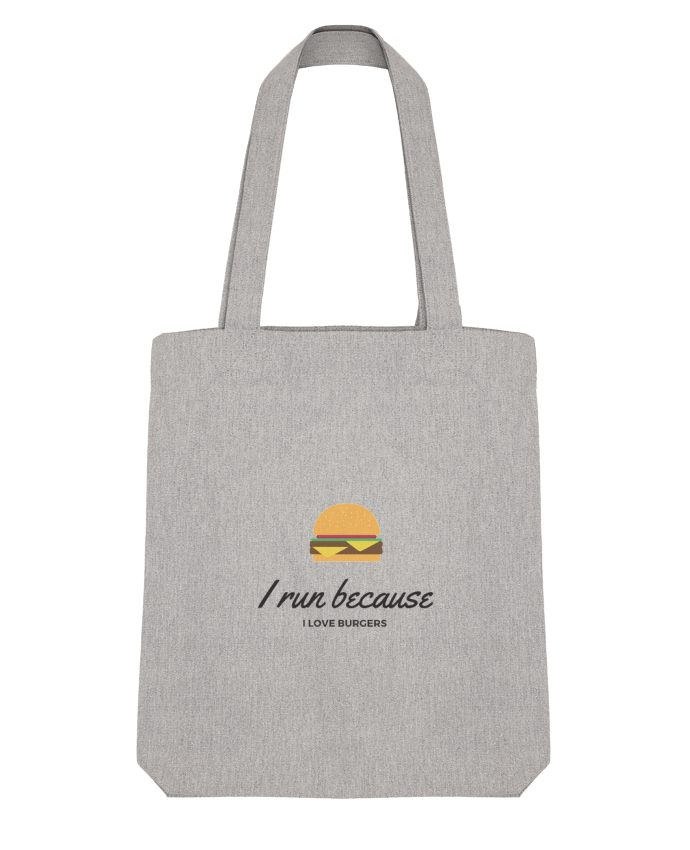 Tote Bag Stanley Stella I run because I love burgers by followmeggy 