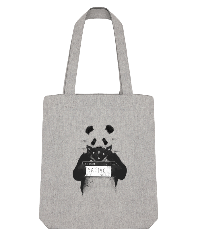 Tote Bag Stanley Stella Bad panda by Balàzs Solti 