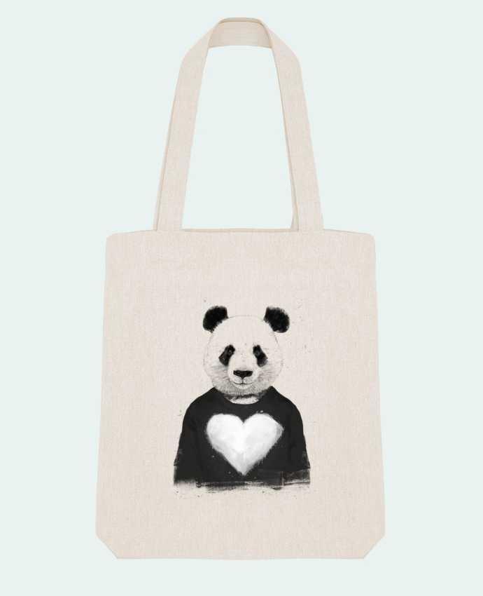 Tote Bag Stanley Stella lovely_panda by Balàzs Solti 