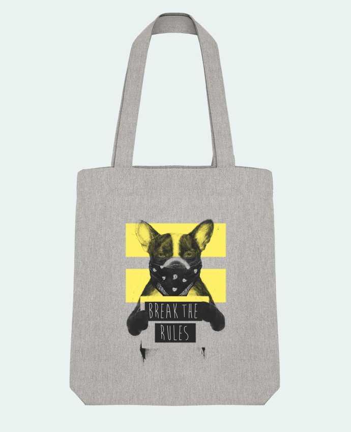 Tote Bag Stanley Stella rebel_dog_yellow by Balàzs Solti 