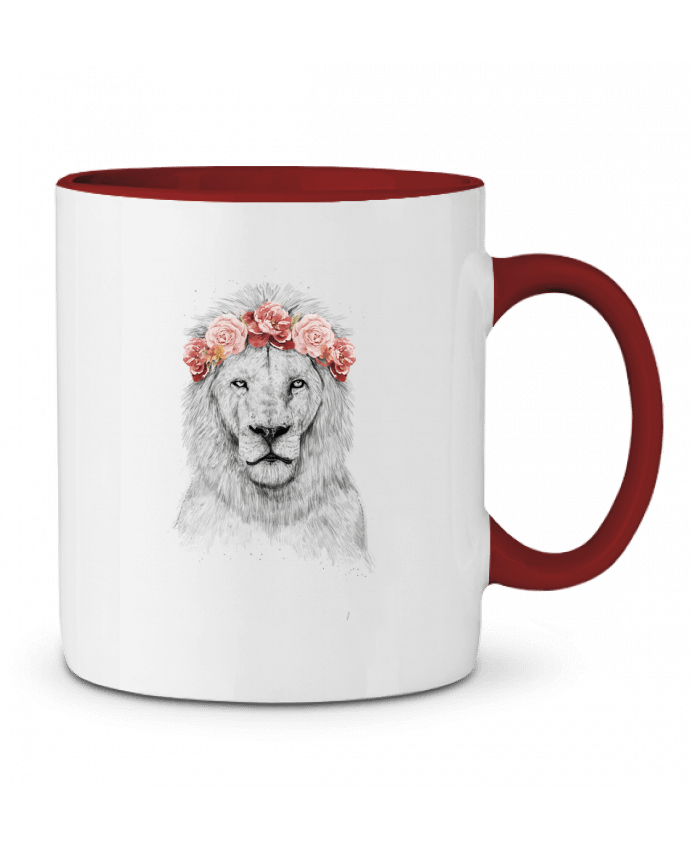 Taza Cerámica Bicolor Festival Lion Balàzs Solti