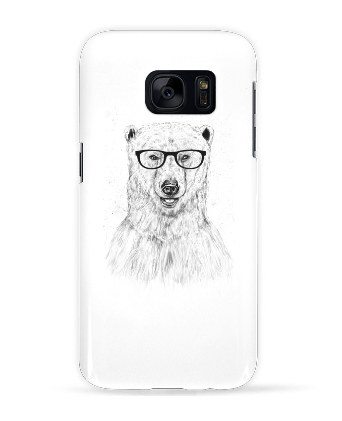 Case 3D Samsung Galaxy S7 Geek Bear by Balàzs Solti