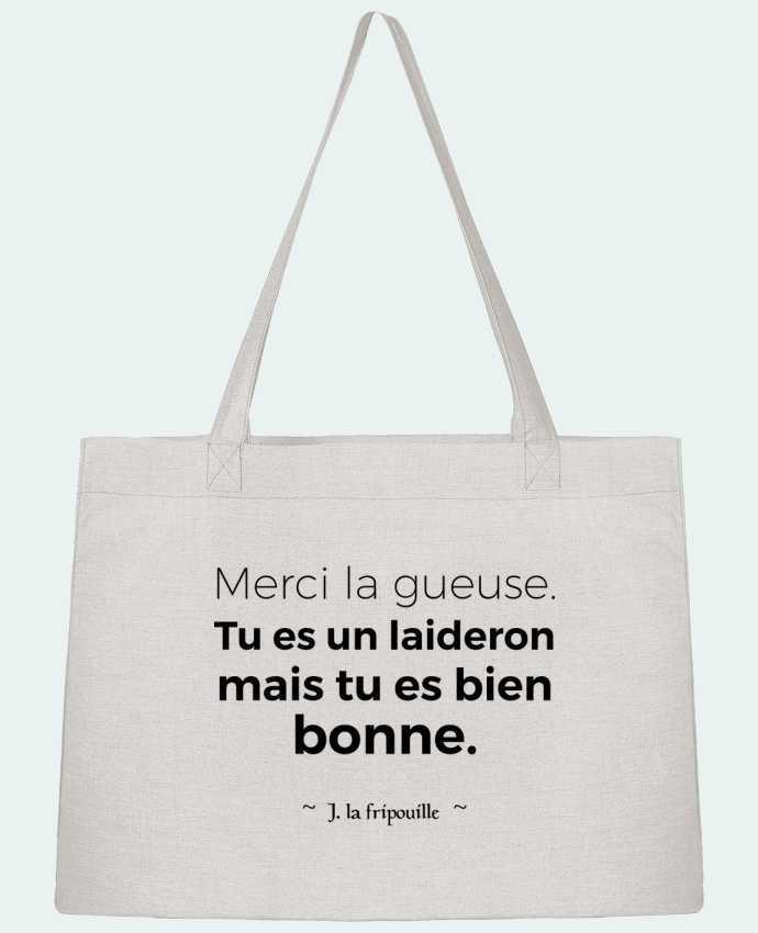 Shopping tote bag Stanley Stella Merci la gueuse by tunetoo