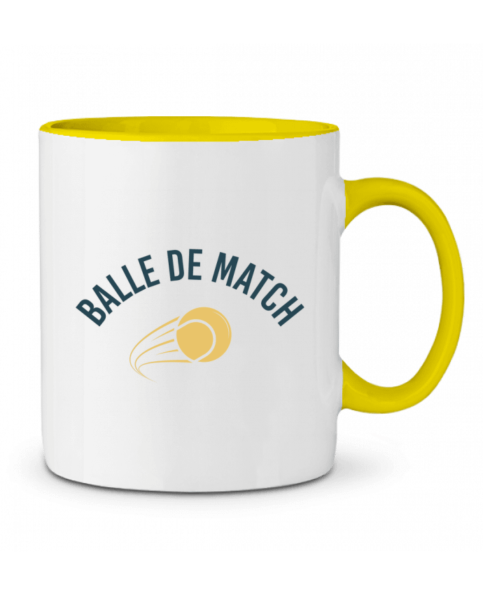 Mug bicolore Balle de match tunetoo