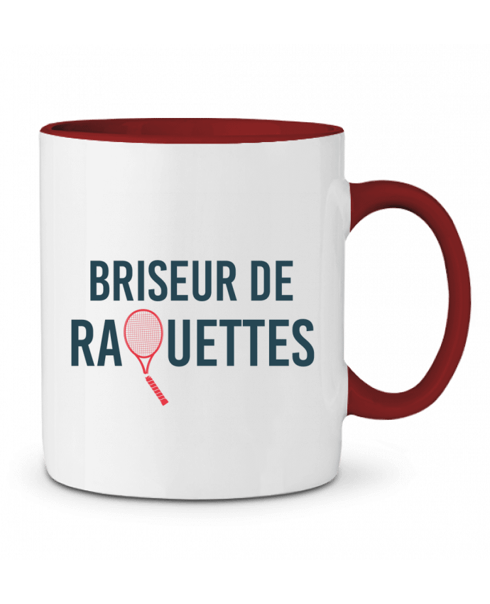 Mug bicolore Briseur de raquettes tunetoo