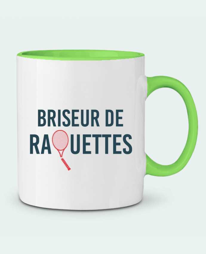 Mug bicolore Briseur de raquettes tunetoo