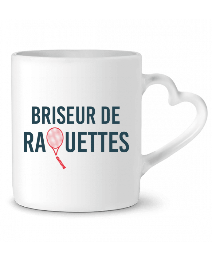 Mug Heart Briseur de raquettes by tunetoo