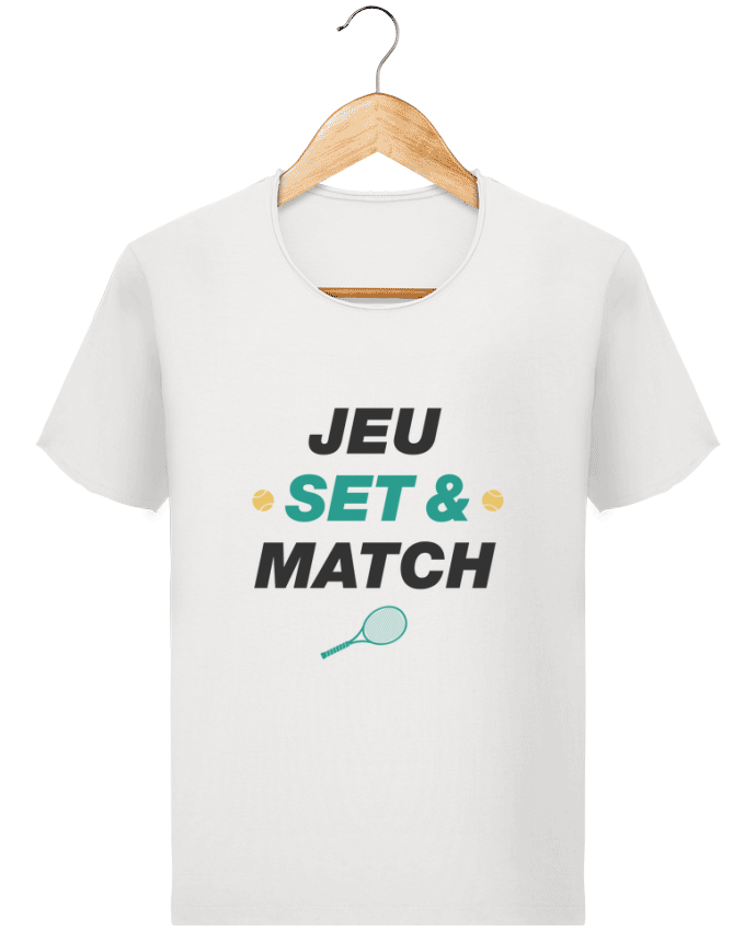  T-shirt Homme vintage Jeu Set & Match par tunetoo