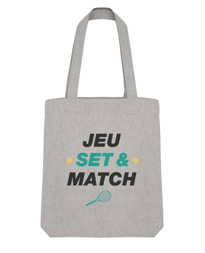 Tote Bag Stanley Stella Jeu Set & Match by tunetoo 