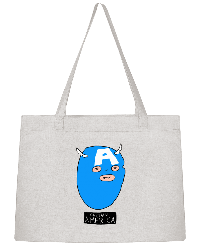 Shopping tote bag Stanley Stella Captain America by Nick cocozza